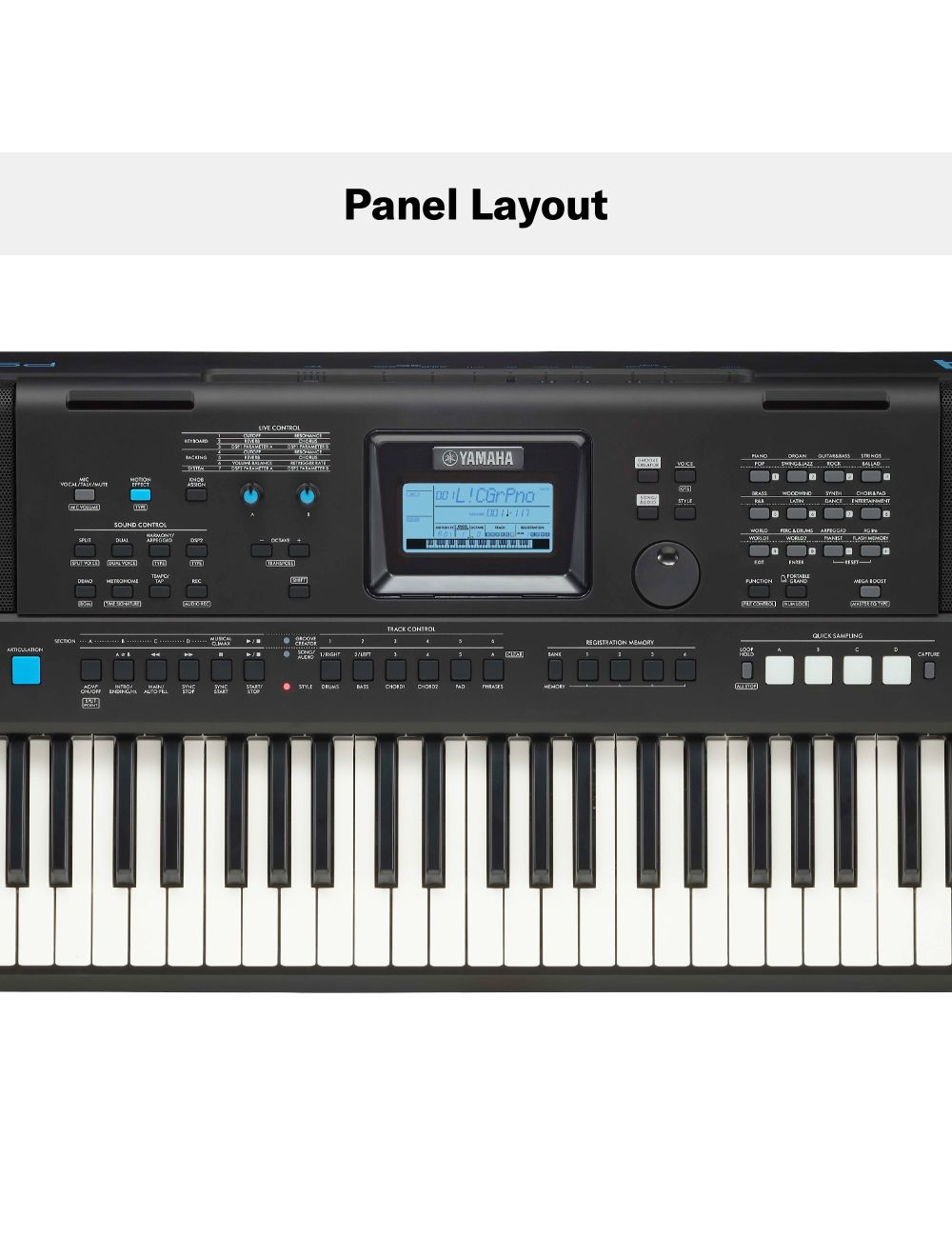 YAMAHA - PSR-E473 - PORTABLE KEYBOARD - Image 8